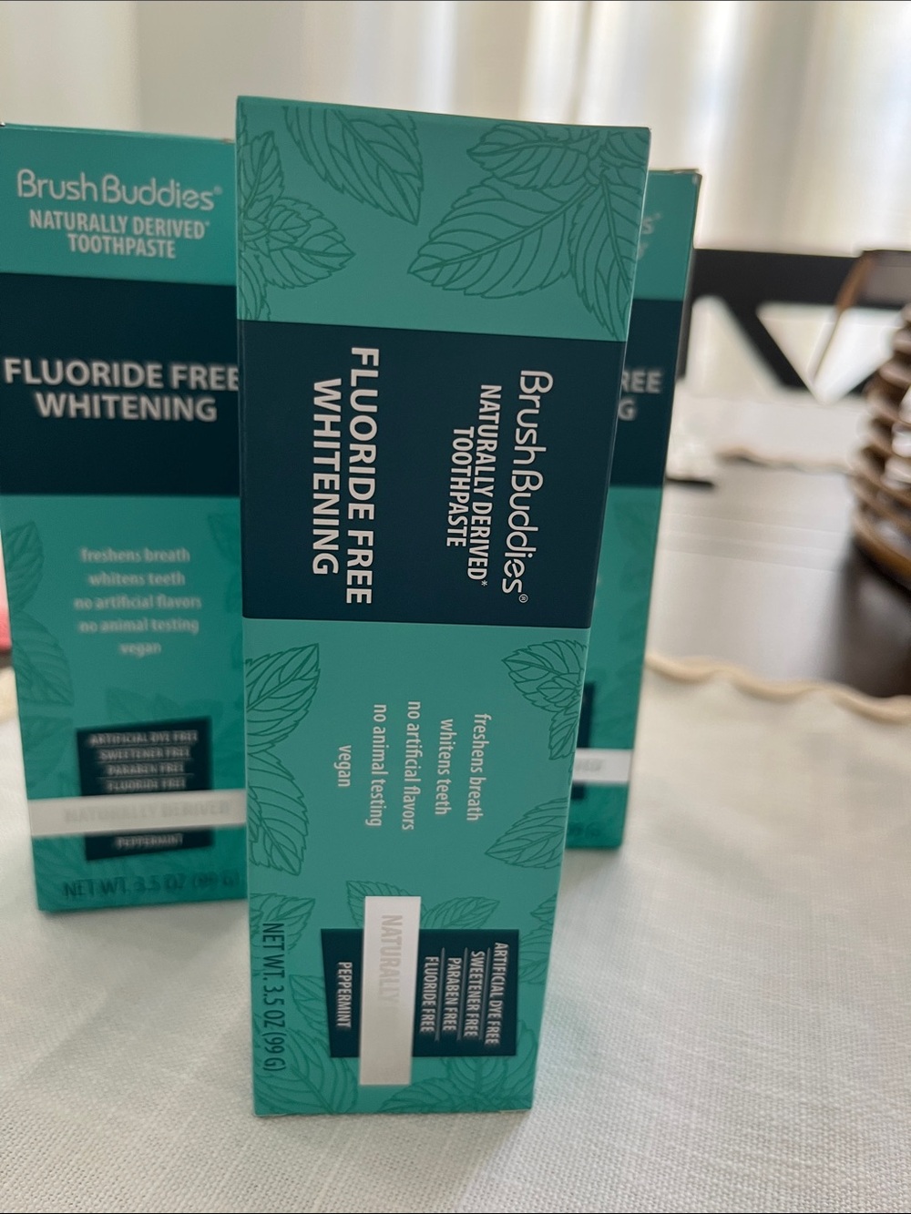 Fluoride Free Whitening Toothpaste - Teal